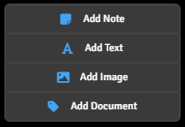 Item Creation Context Menu